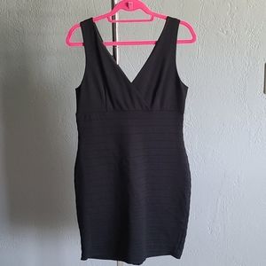 Express Black banded dress Sz: Lg